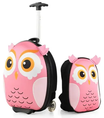 Immagine prodotto di Elzusha - Valigia da viaggio leggera e portatile per bambini