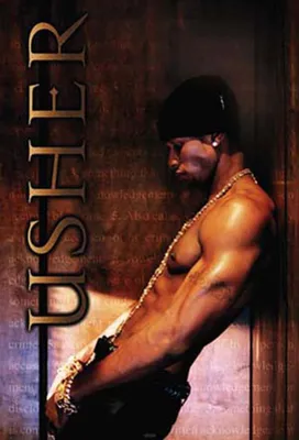 Produktbild von Usher Leaning Musik - Poster Druck - Größe cm