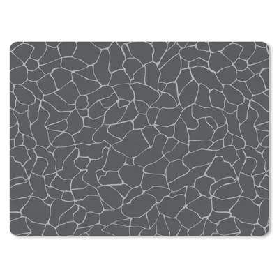 Produktbild von MuchoWow® Mauspad Mousepad Design - Geometrie - Schwarz 23x19 cm - Mousepads - Maus Mat - Pad - Mausunterlage - Schreibtischunterlage - Mauspad
