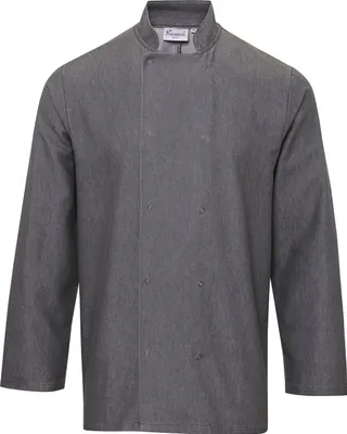 Obrázok produktu pre Unisex džínsová kuchárska bunda Premier RW6173 (S) (sivá džínsovina)