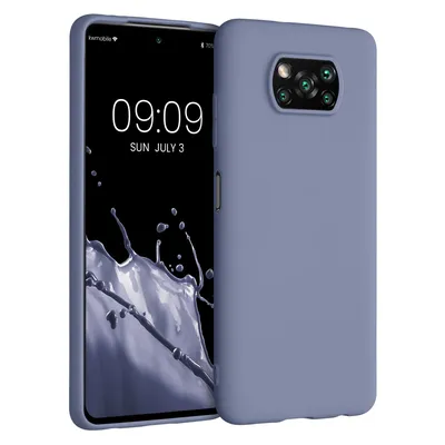 Produktbild von kwmobile Hülle kompatibel mit Xiaomi Poco X3 NFC / Poco X3 Pro Hülle - weiches TPU Silikon Case - Cover geeignet für kabelloses Laden - Lavendelgrau