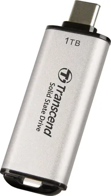 Image de Mini SSD portable ESD300C USB-C 1 To 10 Gbit/s (R1050/W950 Mb/s) Argent