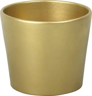 Image de Cache pot céramique CALYPSO CHRISTMAS Ø11 cm or