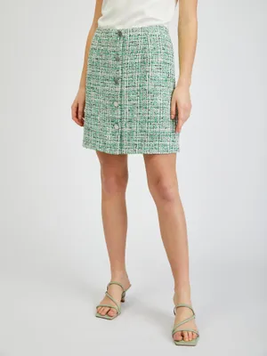 Produktbild von Orsay Grüner Damen Tweedrock 720288865000__38
