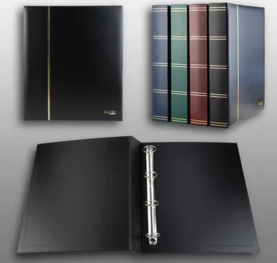 Produktbild von Prophila Collection Maxi Ringbinder für lose Einsteckblätter, variabel abheftbar, schwarz