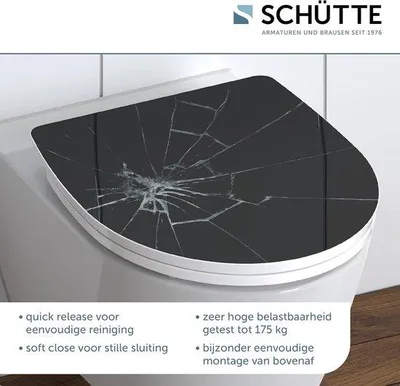 Produktbild von Famanu WC-Sitz Duroplast mit Soft-Close-Mechanismus - Schnelle Reinigung