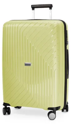 Image de HAUPTSTADTKOFFER TXL - valise ultralégère, valise à roulettes de taille moyenne valise de voyage taille M, trolley rigide robuste 4 roues très léger, TSA, 66 cm, 73 L,Lime