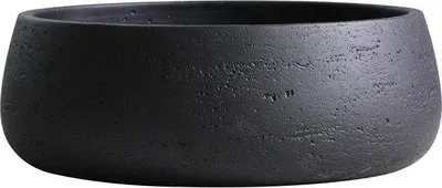 Zdjęcie produktu dla Ceramiczne doniczki – głęboka czerń – do użytku wewnątrz i na zewnątrz – ceramiczna doniczka – ceramika.