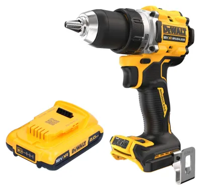 Zdjęcie produktu dla Akumulatorowa wiertarko-wkrętarka DeWalt DCD 800 N 18 V 90 Nm bezszczotkowa + 1x akumulator 2,0 Ah - bez ładowarki