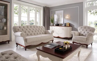 Immagine prodotto di Divano letto Chesterfield Divano con funzione di letto divano a tre posti in tessuto
