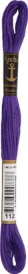 Produktbild von Anchor Sticktwist 4635000-00112 dunkellila Stickgarn, 100 % Baumwolle