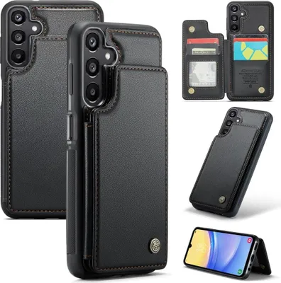 Produktbild von Samsung Galaxy A16 5G Hülle - CaseMe C22 Back Cover mit Kartenfach - Schwarz