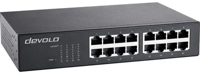 Obrázek produktu pro Devolo 7235, Nespravované, Gigabit Ethernet (10/100/1000), Instalace do racku, 1U