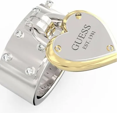 Produktbild von Guess All You Need Is Love Ring Golden 52 Mann Golden 52