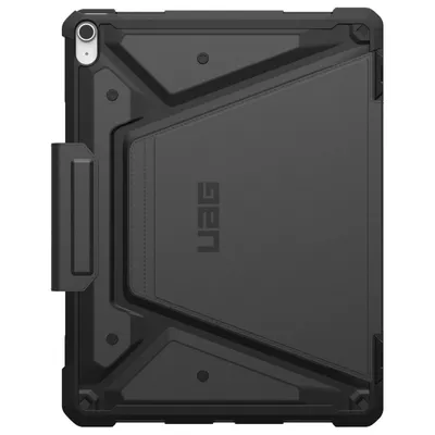 A black UAG Metropolis SE iPad Air case is shown from the back.