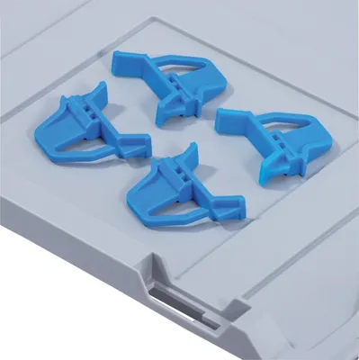 Produktbild von allit Verschluss-Set ProfiPlus EuroBox 4S blau 4er Set