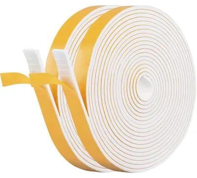 Immagine prodotto di Nastro adesivo per porte e finestre, autoadesivo, 12 mm x 3 mm, bianco