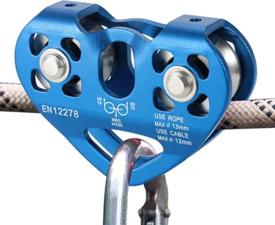 Produktbild von Zipline Cable Trolley Rolle mit Kugellager Felsen Klettern Caving Aloft Arbeit Rettung