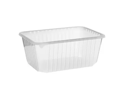 Produktbild von 50x Rechteckschalen klar 1200 ml (PP)