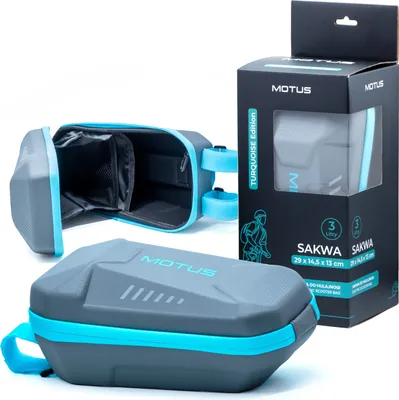 Produktbild von Motus Sack 3L Turquoise Edition Pojemna wodoodporna torba na kierownicę skutera 3l