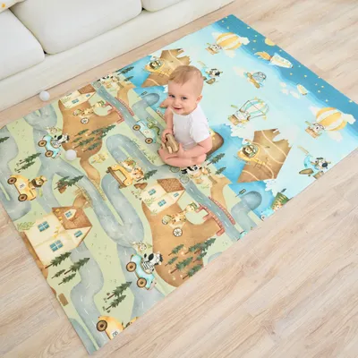 Productafbeelding van XXL Speelmat voor Baby's, Waterdicht en Antislip