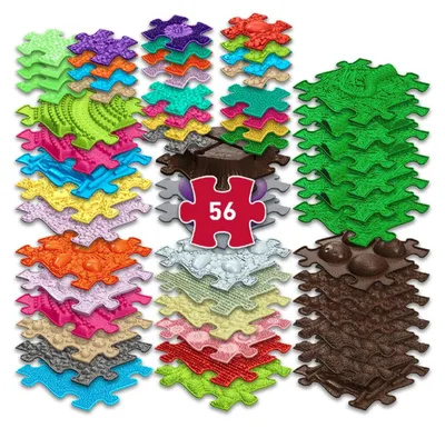 Productafbeelding van Sensorische materialen set - Diamant, 56 stuks - Geschikt vanaf 3 jaar