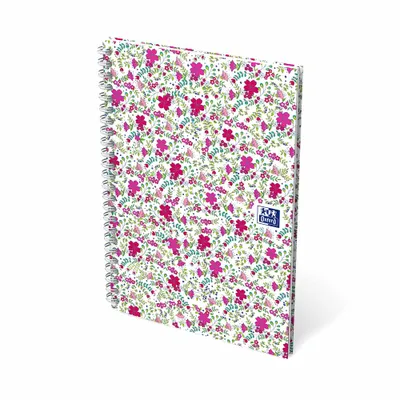 Immagine prodotto di Quaderno a spirale Oxford Floral linea A5 60 fogli assortiti