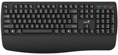 Imagen del producto de GENIUS KB-7123 / Teclado inalámbrico de 2.4 GHz / Diseño ergonómico / Copilot / Mini receptor / USB / Color / Distribución de teclado para países de habla checa y eslovaca