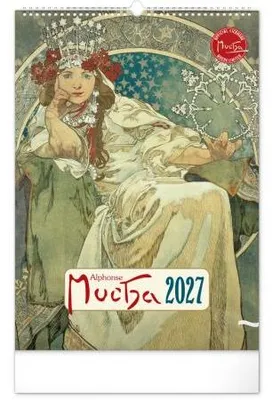 Immagine prodotto di NOTIQUE Calendario da parete Alfons Mucha 2027, 33 x 46 cm