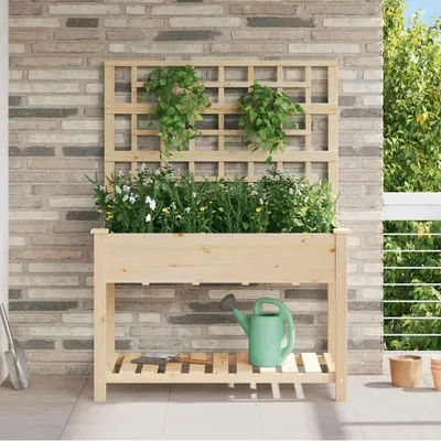 Imagen del producto de Maison Exclusive - Maceta para jardín, color beige, 115 x 60,5 x 153 cm