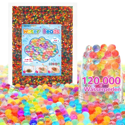 Produktbild von Wasserperlen - 120.000 Stück - Für Pflanzen und Dekoration - Bunt