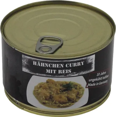 Produktbild von MFH Hähnchen Curry mit Reis Vollkonserve 400 g