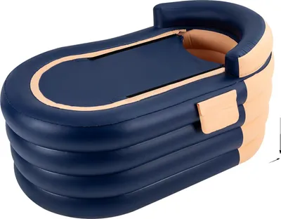 Obrázek produktu pro Nafukovací vana, dobíjecí pumpa, přenosné wellness, modrá