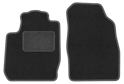 Immagine prodotto di Tappetini anteriori in moquette per Ford StreetKa 2003-2006 (cabrio) – 2 pezzi, grigio grafite, su misura – Wielganizator LUX