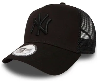 Produktbild von New Era Clean Trucker Cap NY Yankees Schwarz, Cap:OSFA