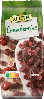 Image de Kluth Cranberries non sulfurées 300g