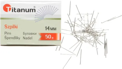 Obrázok produktu pre Krátke kolíky 14mm 50g Titanum
