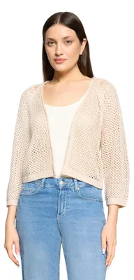 Produktbild von Cartoon Damen Strick-Cardigan mit Glanzeffekt 40, Safari Beige