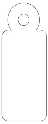Produktbild von Apli 13x34mm Aufkleber One Size