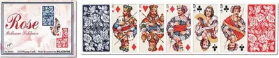 Produktbild von Piatnik Rose Patience Spielkarten – Doppeldeck