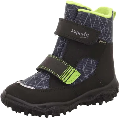 Produktbild von Superfit Gore-Tex Husky2 Klett Jungen Wasserdichter Winterstiefel mit Warmfutter Schwarz/Hellgrau, 1-006080-0020 - Gr. 37