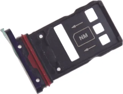 A close-up shot of a SIM card tray.