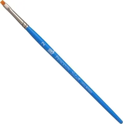 Image de Pinceau plat Princeton Brush Selectartiste Multi-Technique Chisel Blender, 2 pièces