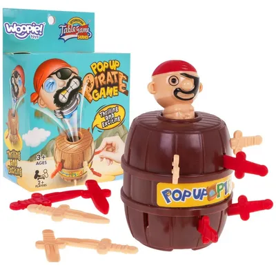 Obrázek produktu pro Woopie Crazy Jumping Pirate V Barrel Arcade Game