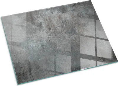 Produktbild von Raue Oberflächentextur – Glasbodenplatte für – Kaminofen – Kaminplatte Glas – Schutzglas – Funkenschutzplatte –Glasbodenplatte Feuerfeste – Hitzeschutzplatte – Bodenschutz aus Glas – 80x60 cm