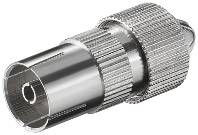 Immagine prodotto di goobay Koaxial Kupplung 9,5 mm mit Schraubbefestigung (Bulk)