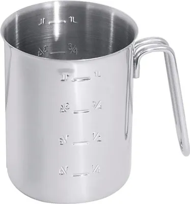 Produktbild von CONTACTO Messbecher, zylindrisch, Inhalt: 1,00 Liter, Höhe: 135 mm, ø: 110 mm
