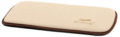 Produktbild von BedDog Hundematte POLLY Hundekissen Haustier-Unterlage aus Kunstleder,MELANGE (beige),S