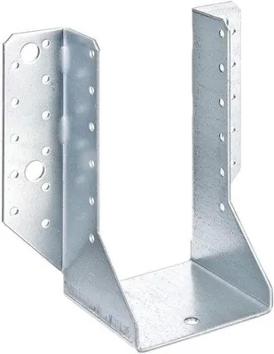 Productafbeelding van Balkdrager - Houtverbinder - Houtverbindingen Maken - Sendzimir Verzinkt - 80 x 150 mm - Zilver