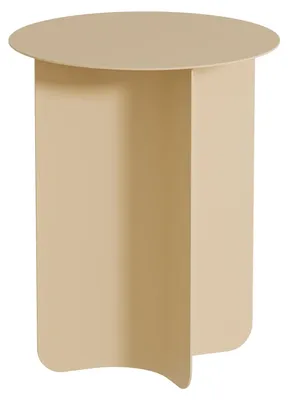 Image de Table d'appoint YARO en acier avec revêtement par poudre | Noix | Structure métallique